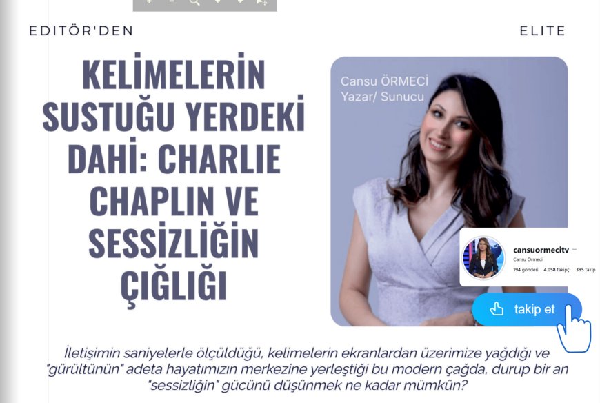 KÖŞE YAZISI: KELİMELERİN SUSTUĞU YERDEKİ DAHİ: CHARLIE CHAPLIN VE SESSİZLİĞİN ÇIĞLIĞI